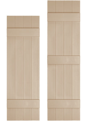 Mastic Board and Batten Viynl Shutters