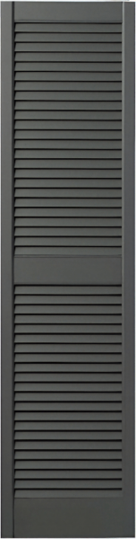 Mastic Standard Louvered Vinyl Window Shutter