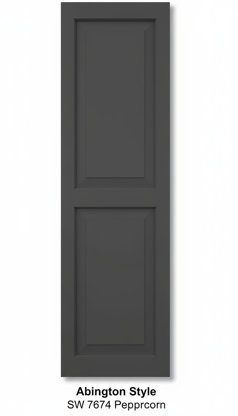 StyleCraft Southern Wood Raised Panel Shutters
