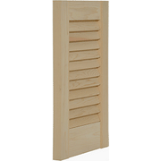 Sample Wood Shutter Side View
